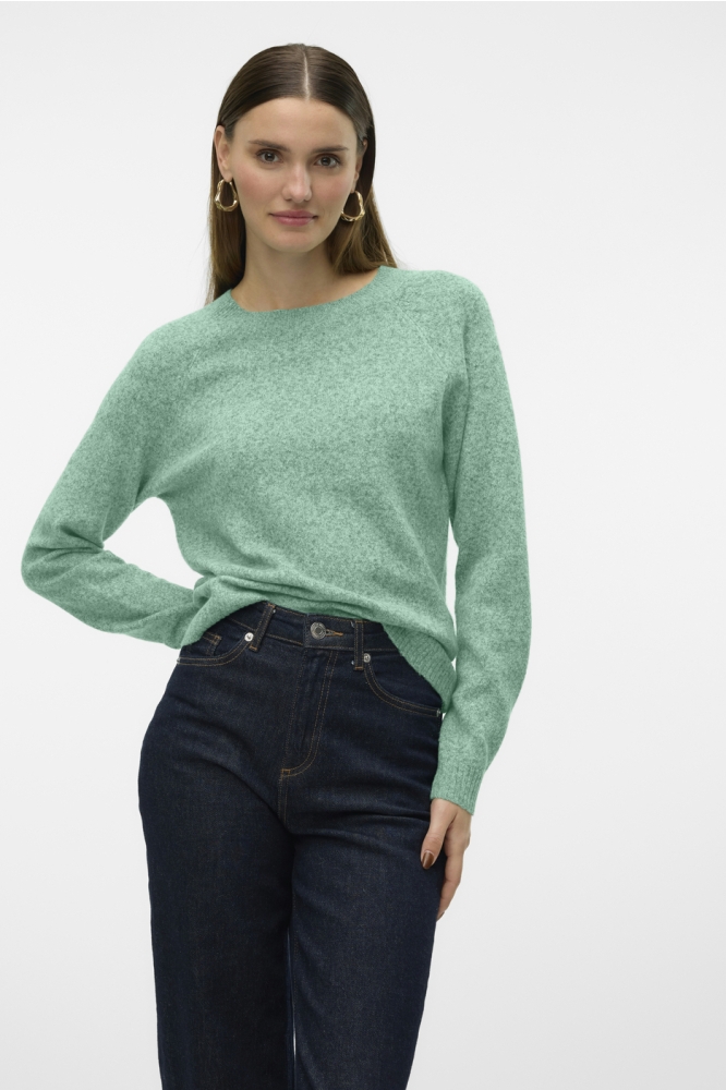 VMDOFFY LS O-NECK BLOUSE GA NOOS 10201022 BIRDS EGG